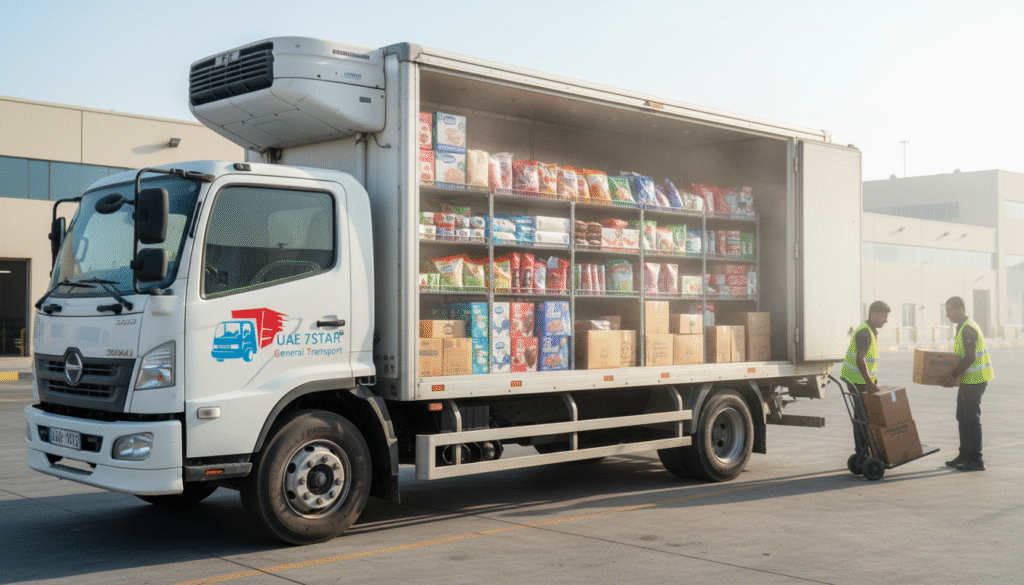 Chiller Truck Rental in Abu Dhabi