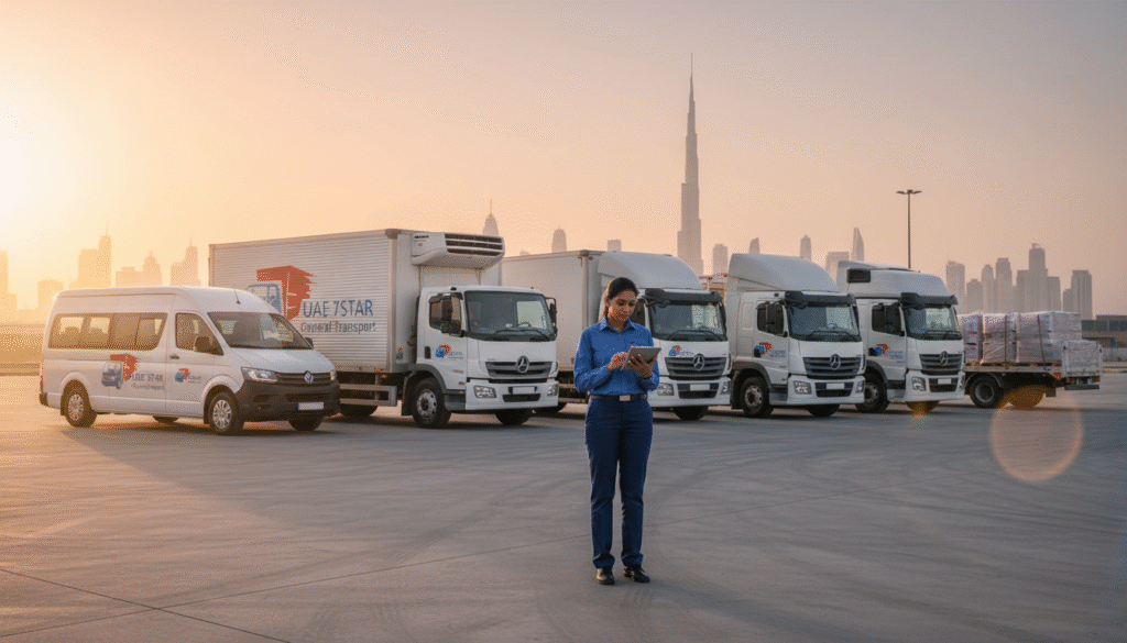Reliable Commercial Vehicle Rental Services in Abu Dhabi | Fleet Solutions by UAE 7 Star Transport