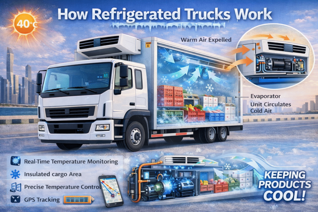 Difference Between Chiller Van and Freezer Truck: Complete Guide to Cold Chain Logistics in Abu Dhabi