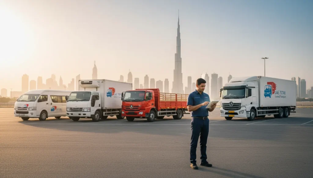 Pickup Truck, Chiller Van & Refrigerated Truck Rental Services in UAE