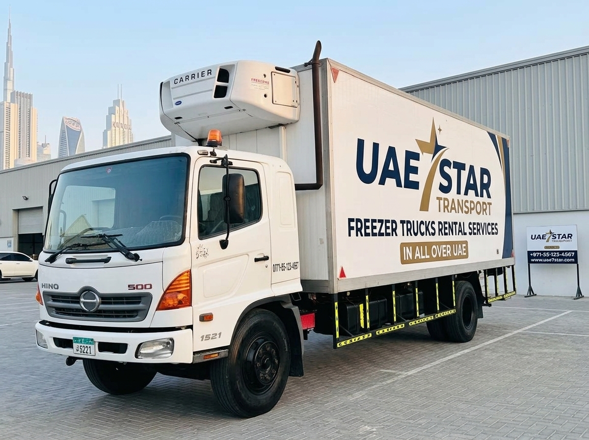 freezer truck rental uae