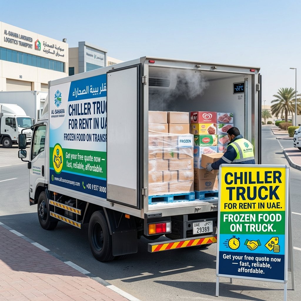 Chiller truck rental Mussafah