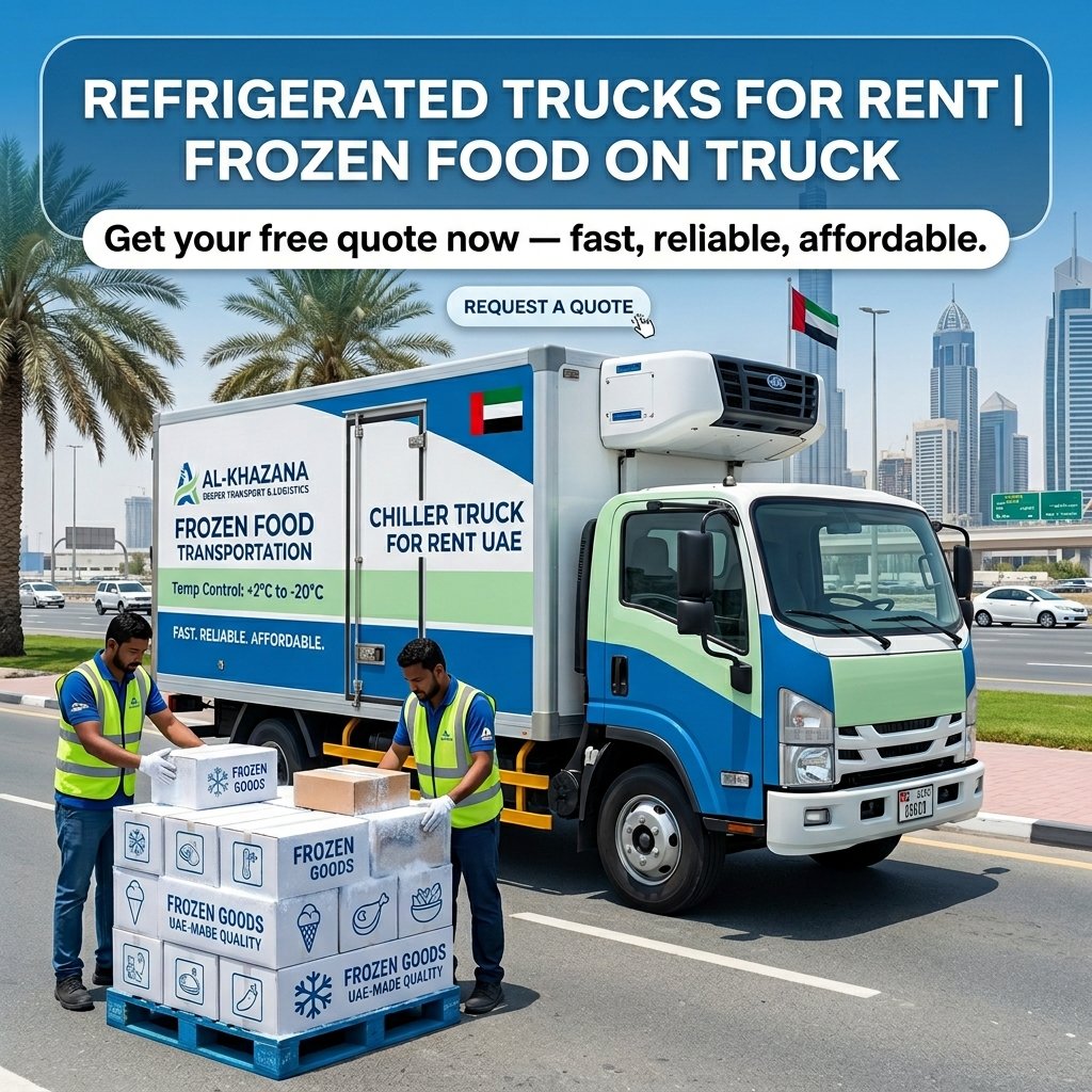 Food Truck Rental in UAE | Chiller & Freezer Trucks for Rent – UAE 7 Star Transport
