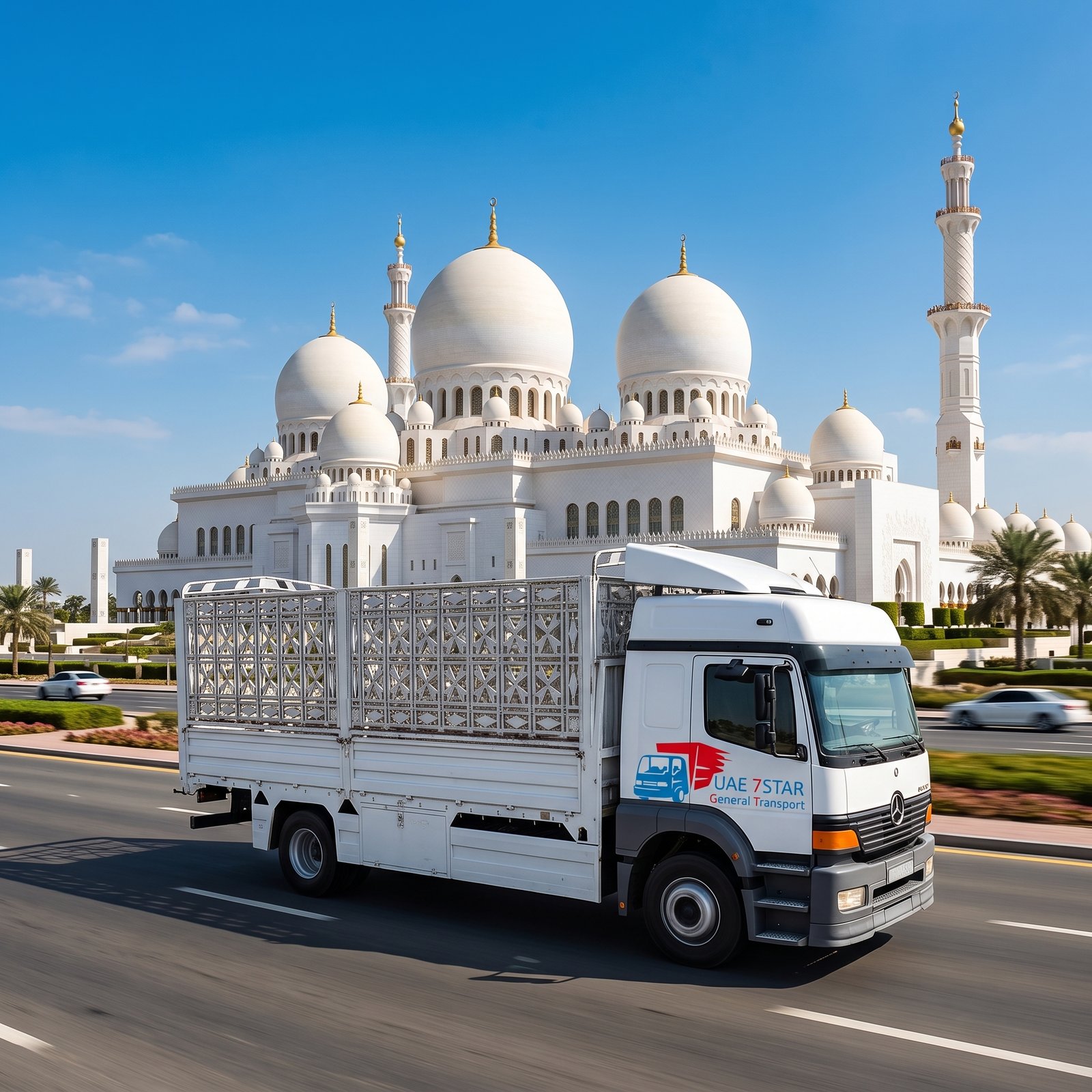Open Pickup Truck 7 Ton Rental in UAE