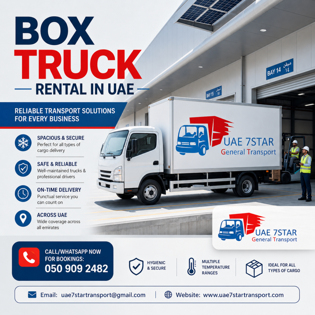 box truck rental abu dhabi