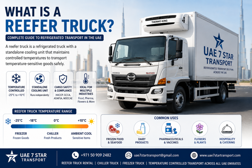 What Is a Reefer Truck? Complete Guide to Refrigerated Transport in the UAE