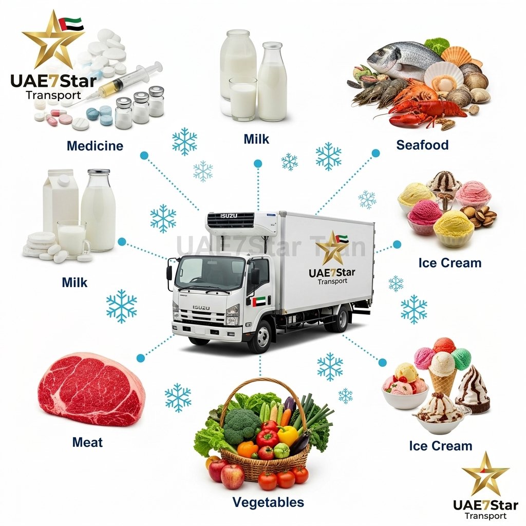 Chiller truck rental Mussafah