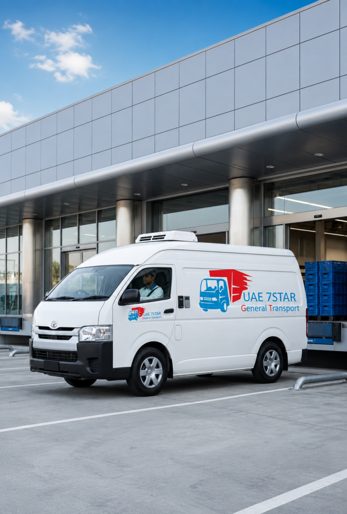 Chiller van rental UAE for temperature-controlled transport